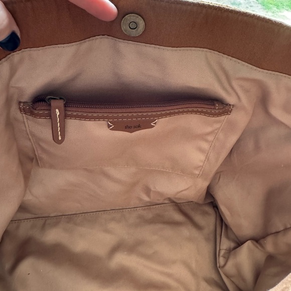 Chic Brown Leather Shoulder Bag - Picture 4 of 4